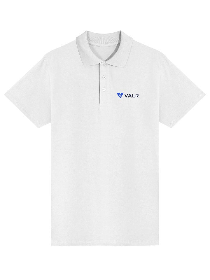 White VALR Polo Shirt product image (1)