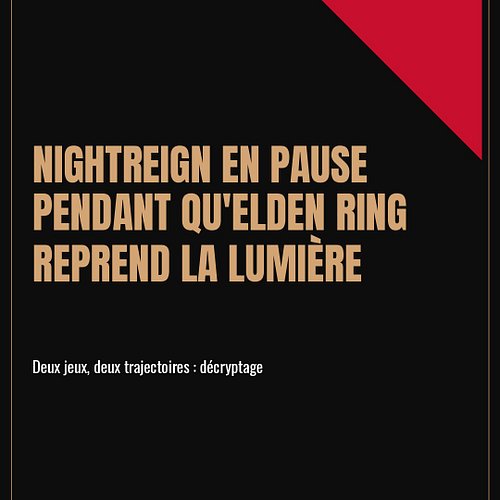 Nightreign en pause pendant qu'Elden Ring reprend toute la lumière. 🍀

Une seule mise à jour d'équilibrage en 2026, un langag...
