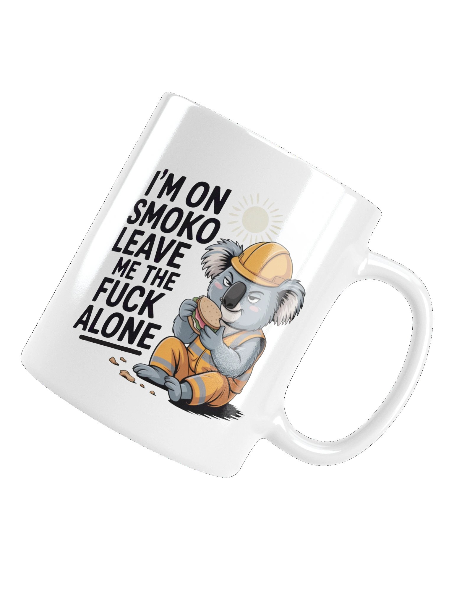 Smoko Koala Coffee Mug — Leave Me The Fuck Alone product image (17)