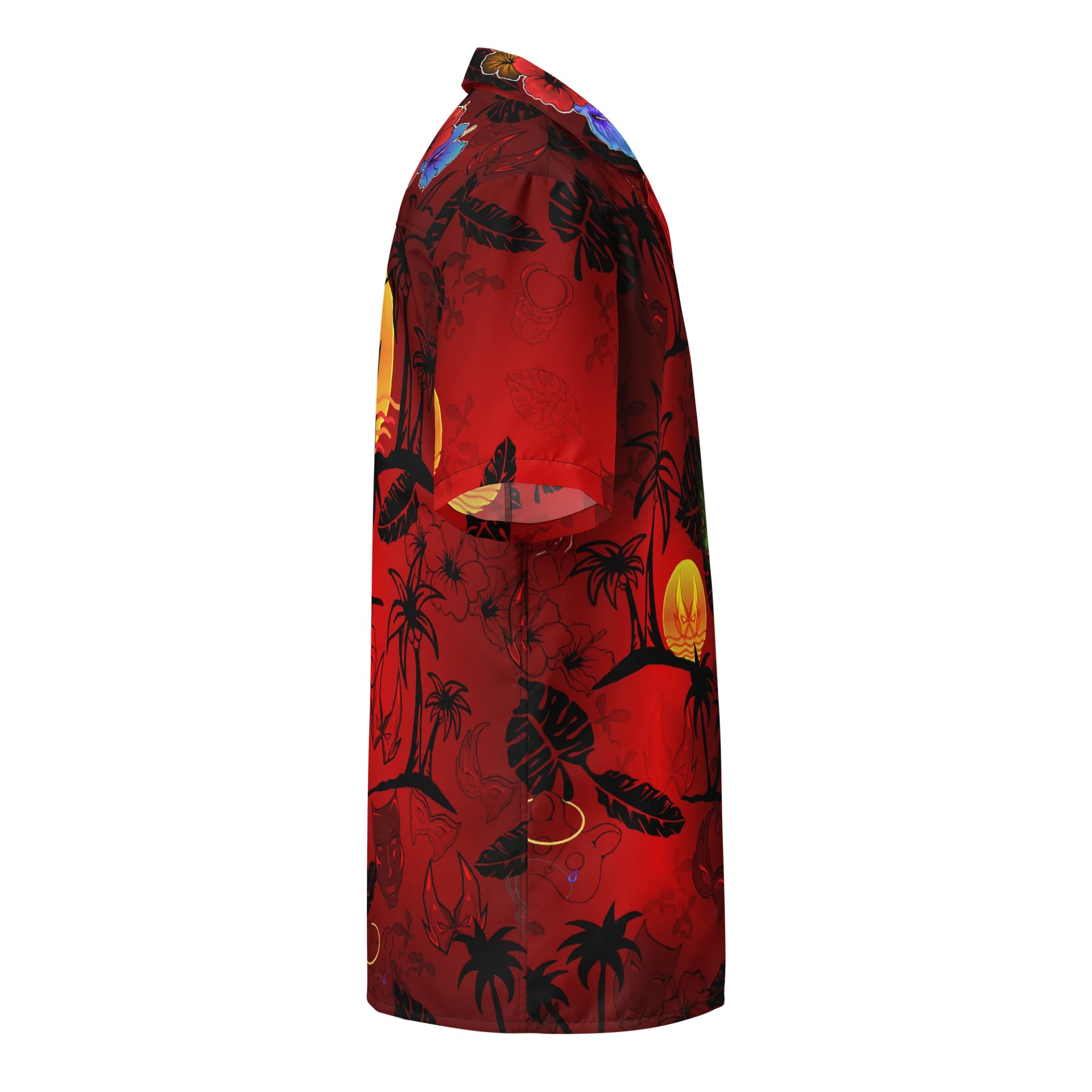Hawaiian Shirt- Villainous Red product image (4)