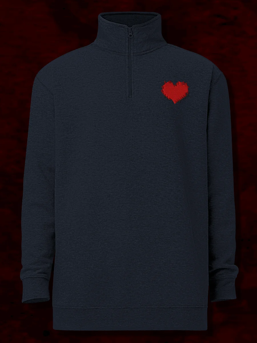 Poly Heart Fleece Zip product image (1)