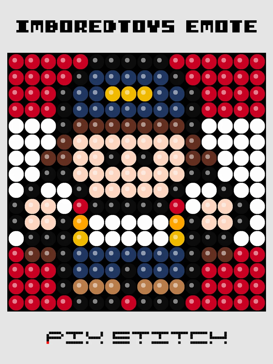 Imboredtoys Emote Pixel Art product image (1)