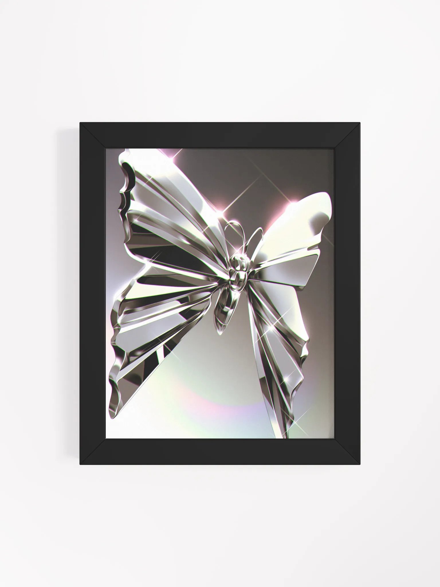 Metallic Butterfly Framed Poster product image (4)