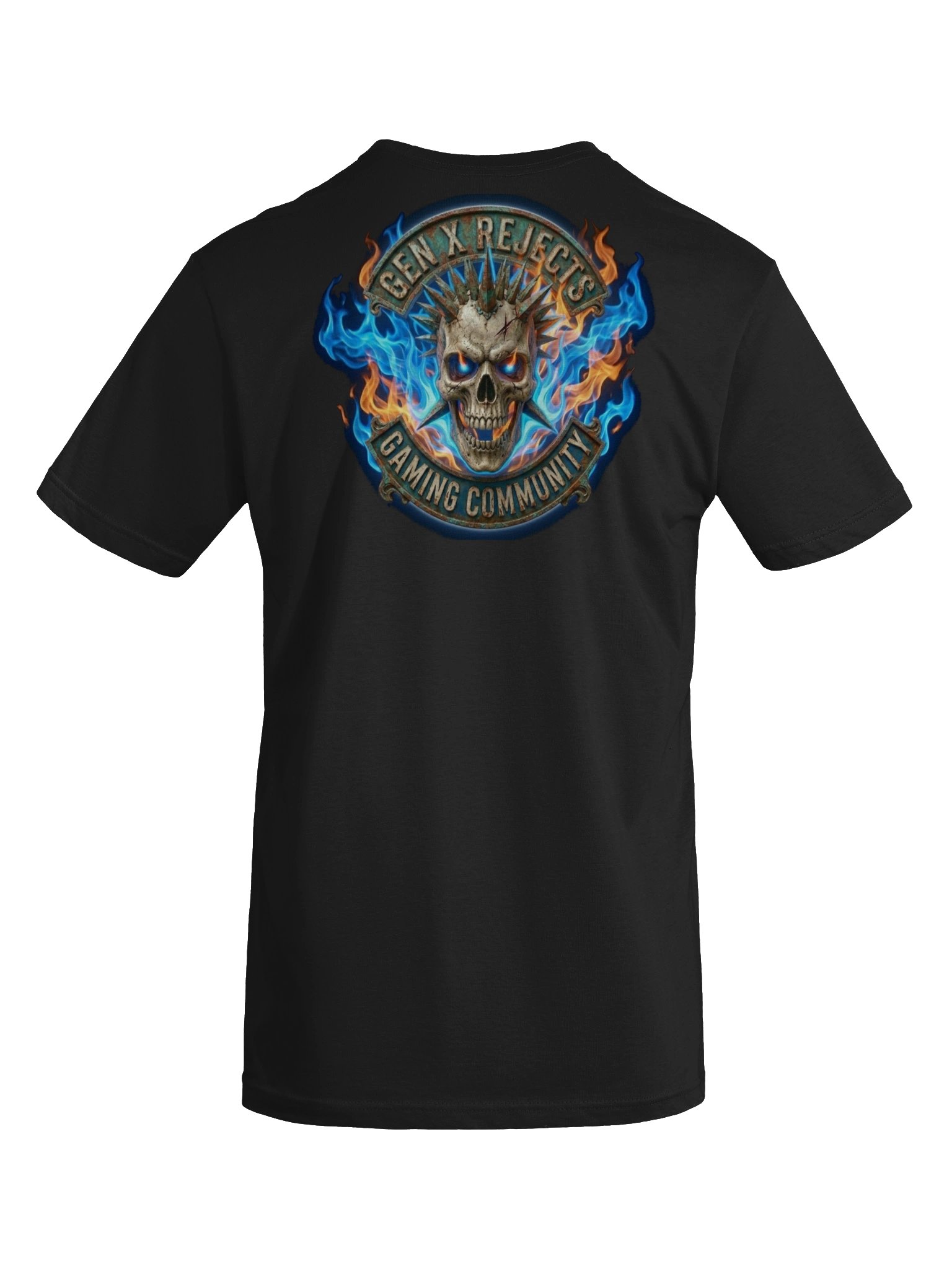 Flame skull t product image (7)