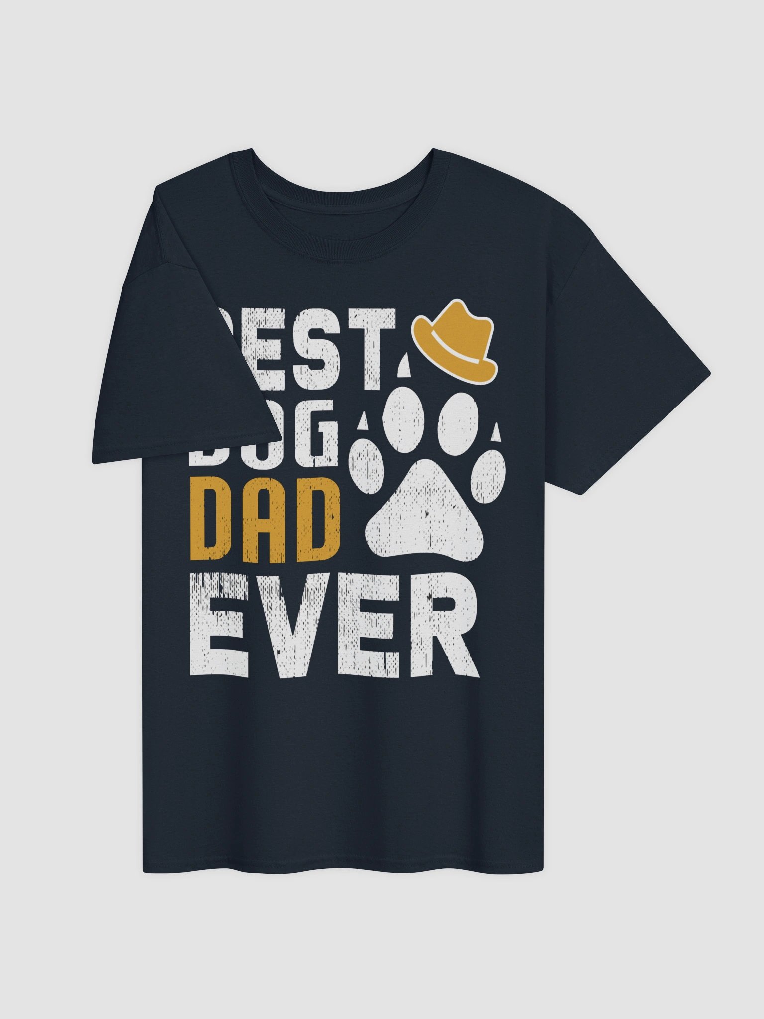 Vintage Western Best Dog Dad Ever Shirt | Country Cowboy Dog Lover T-Shirt product image (2)