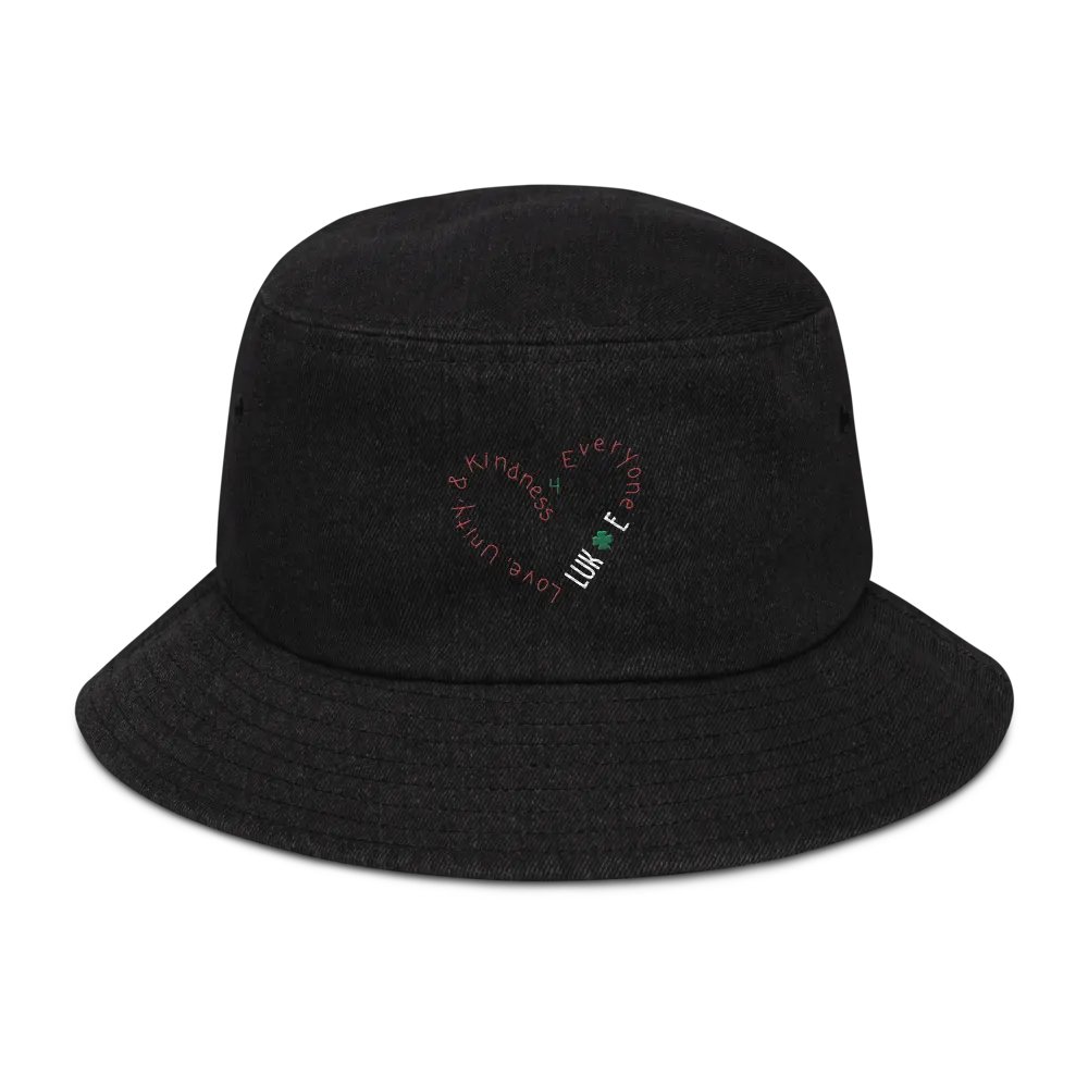 Heartfelt Unity Denim Bucket Hat product image (1)