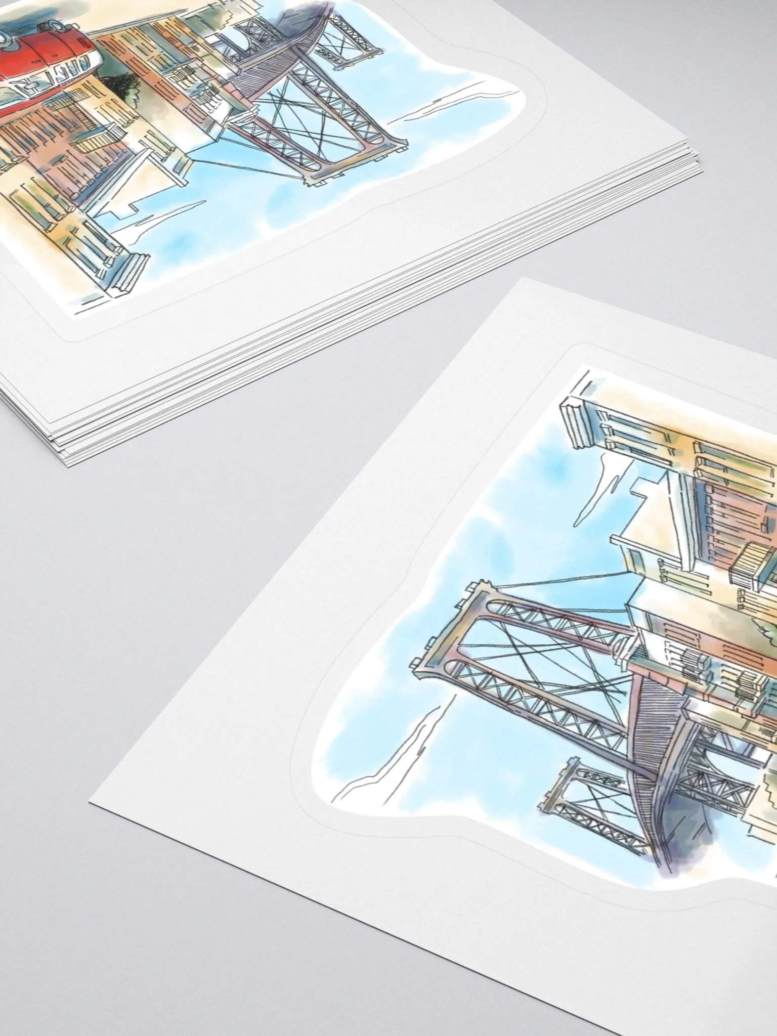 Sticker of Williamsburg Bridge product image (4)