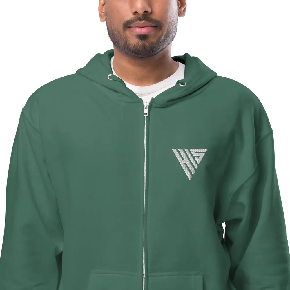 HEYIMSTEVE EMBLEM Urban Explorer Fleece Zip-Up Hoodie product image (25)