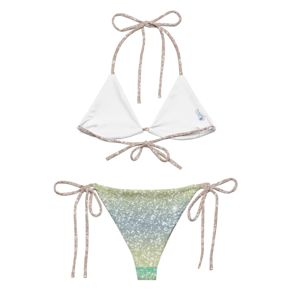 Glitter Unicorn Texture Design String Bikini (1) product image (2)