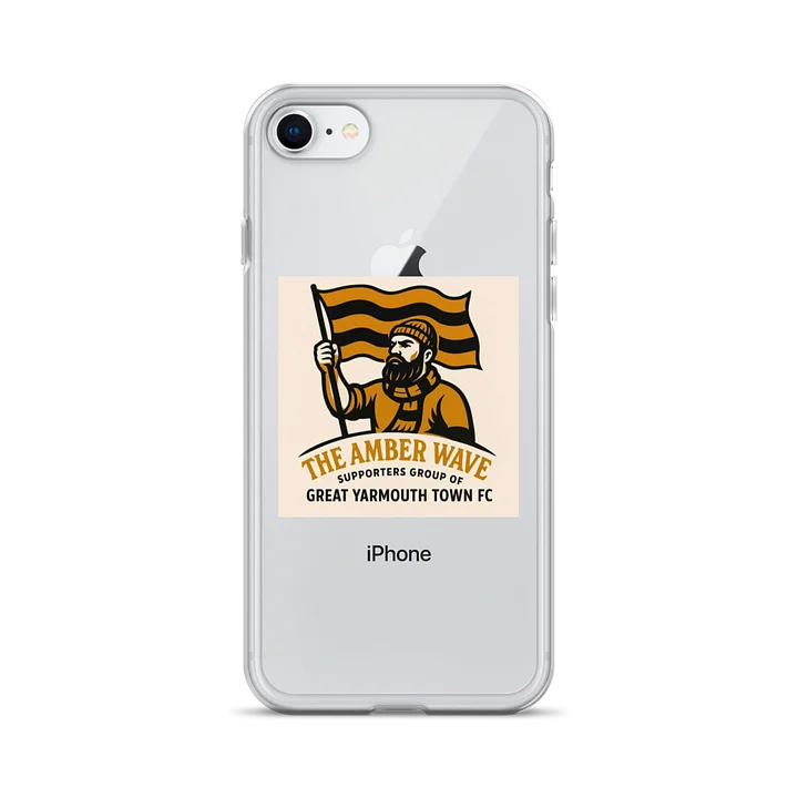 Amber Wave Supporters Logo iPhone® Clear Case product image (1)