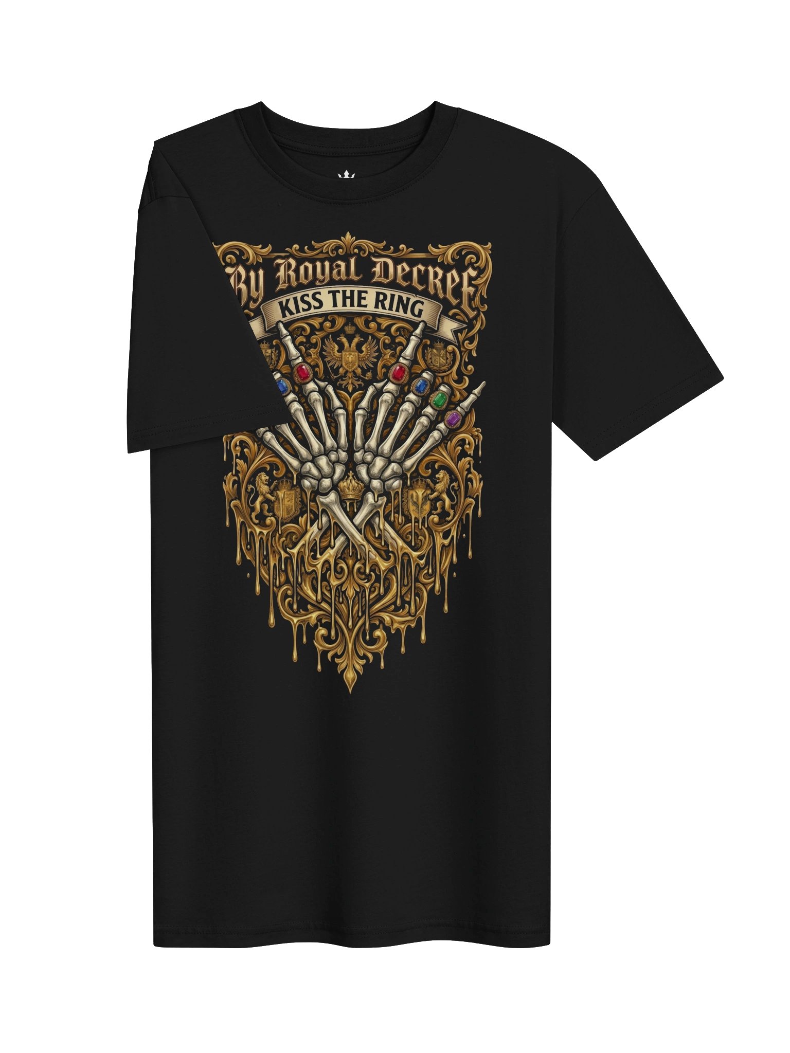 By Royal Decree - Kiss the Ring Royal Tee Black product image (3)