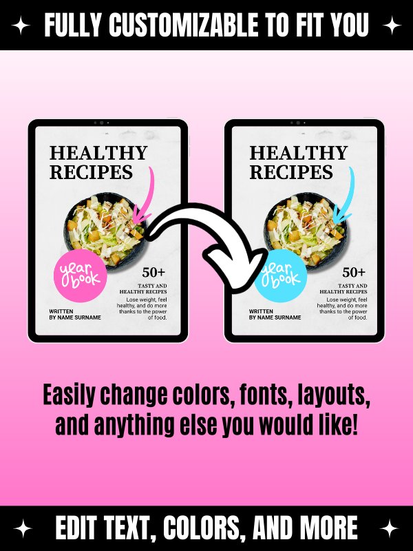 MRR PLR Cookbook & Recipe Book Canva Template product image (11)