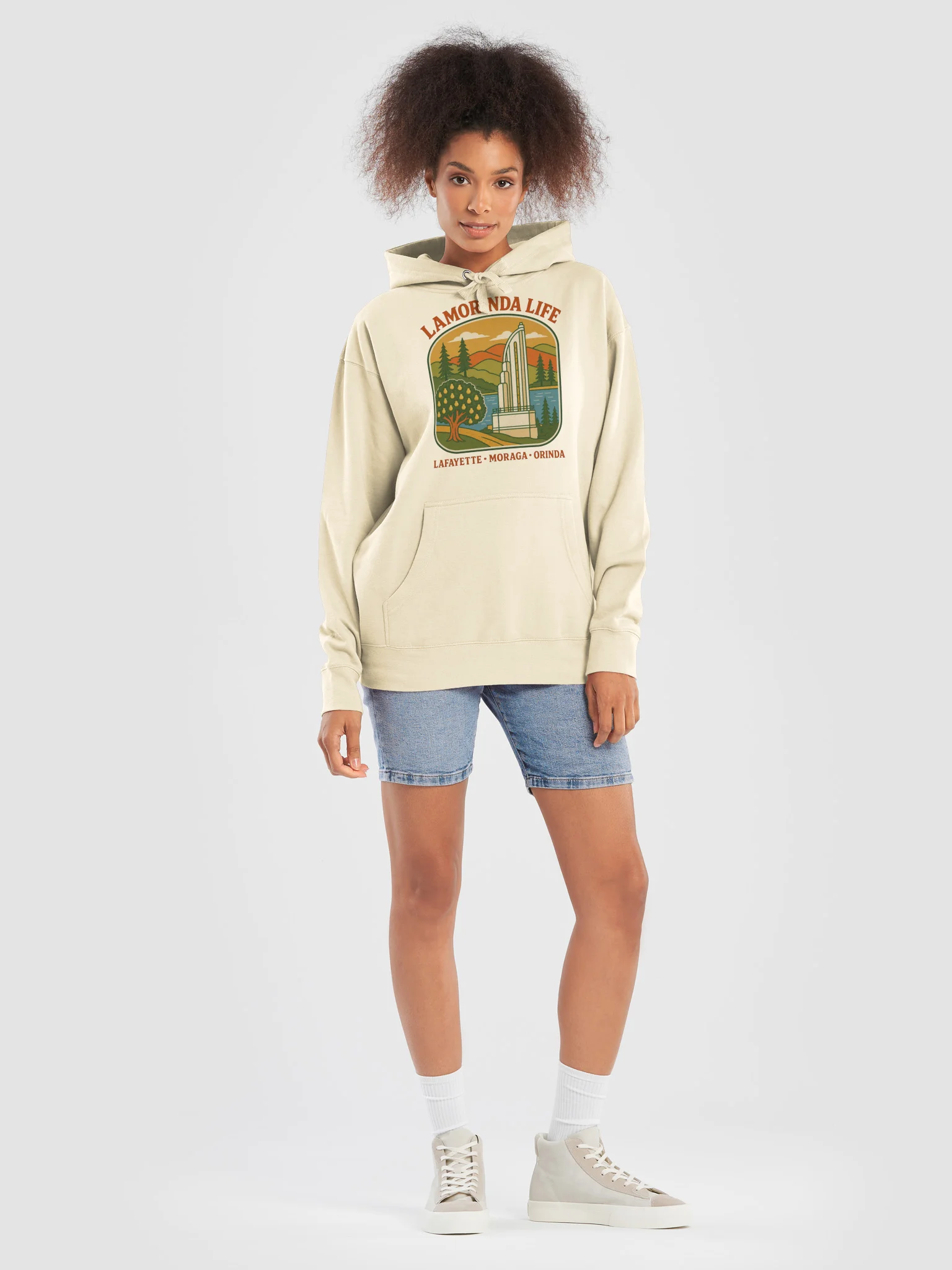 Lamorinda Life Three Towns Graphic Hoodie product image (11)