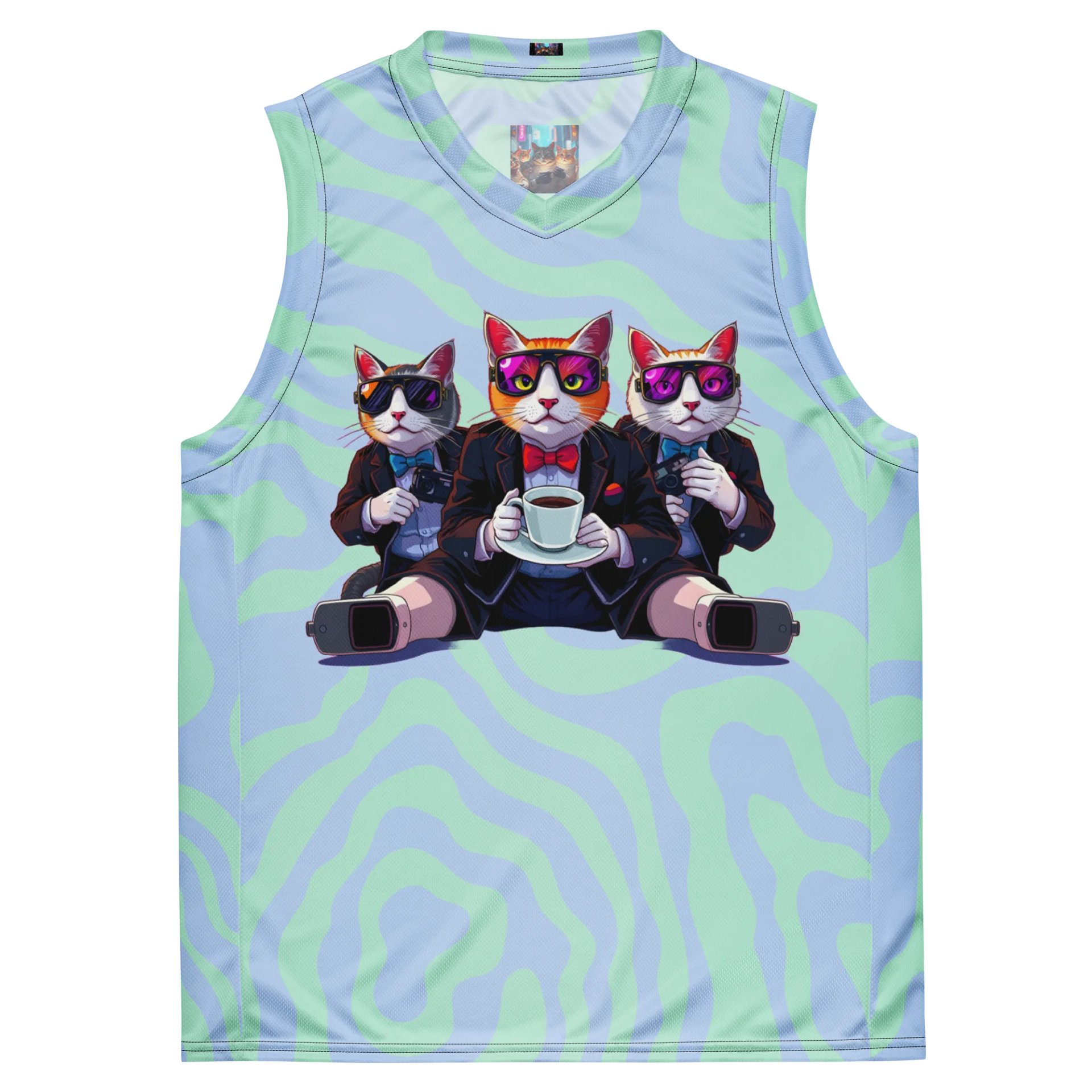 Unisex Basketball Jersey-Cool Beans & Cooler Cats product image (2)