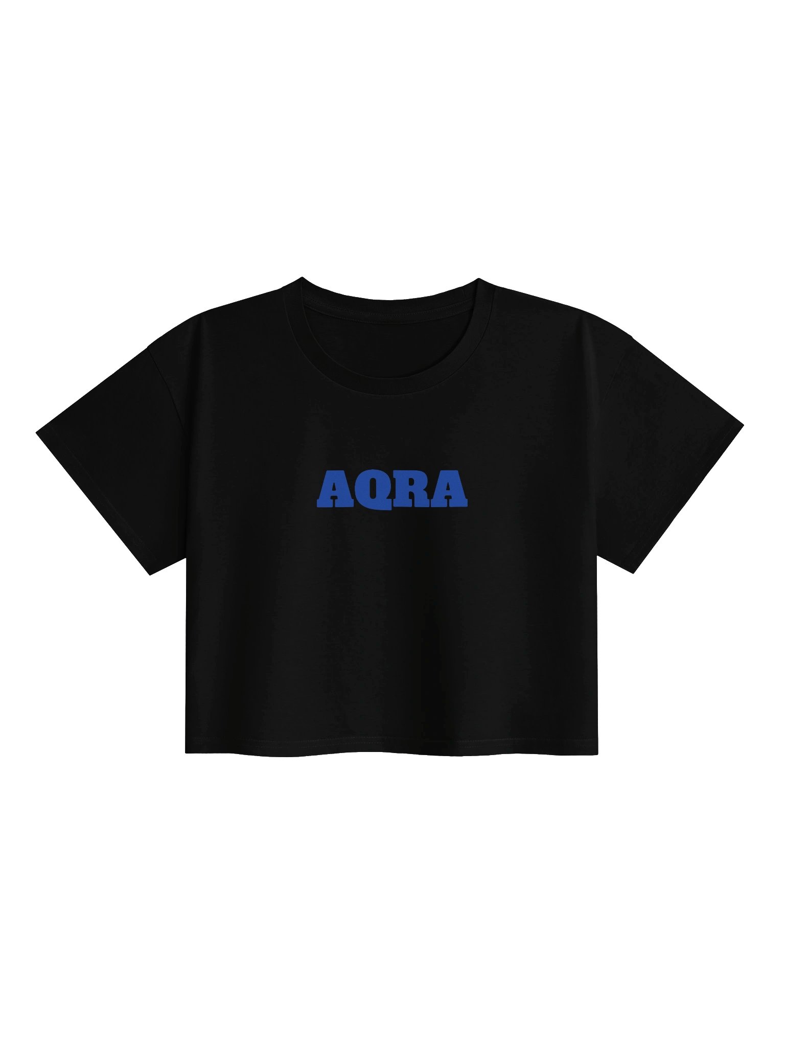 AQRA Bold Blue Letter Crop Top product image (5)