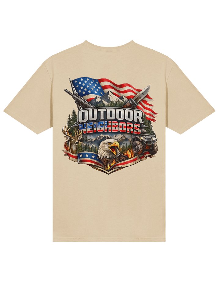 Outdoor Neighbors YouTube Channel Patriotic Tee product image (2)
