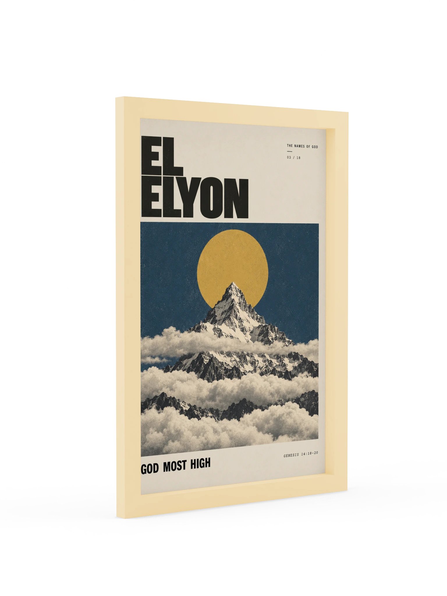 El Elyon | Names of God Framed Print product image (3)