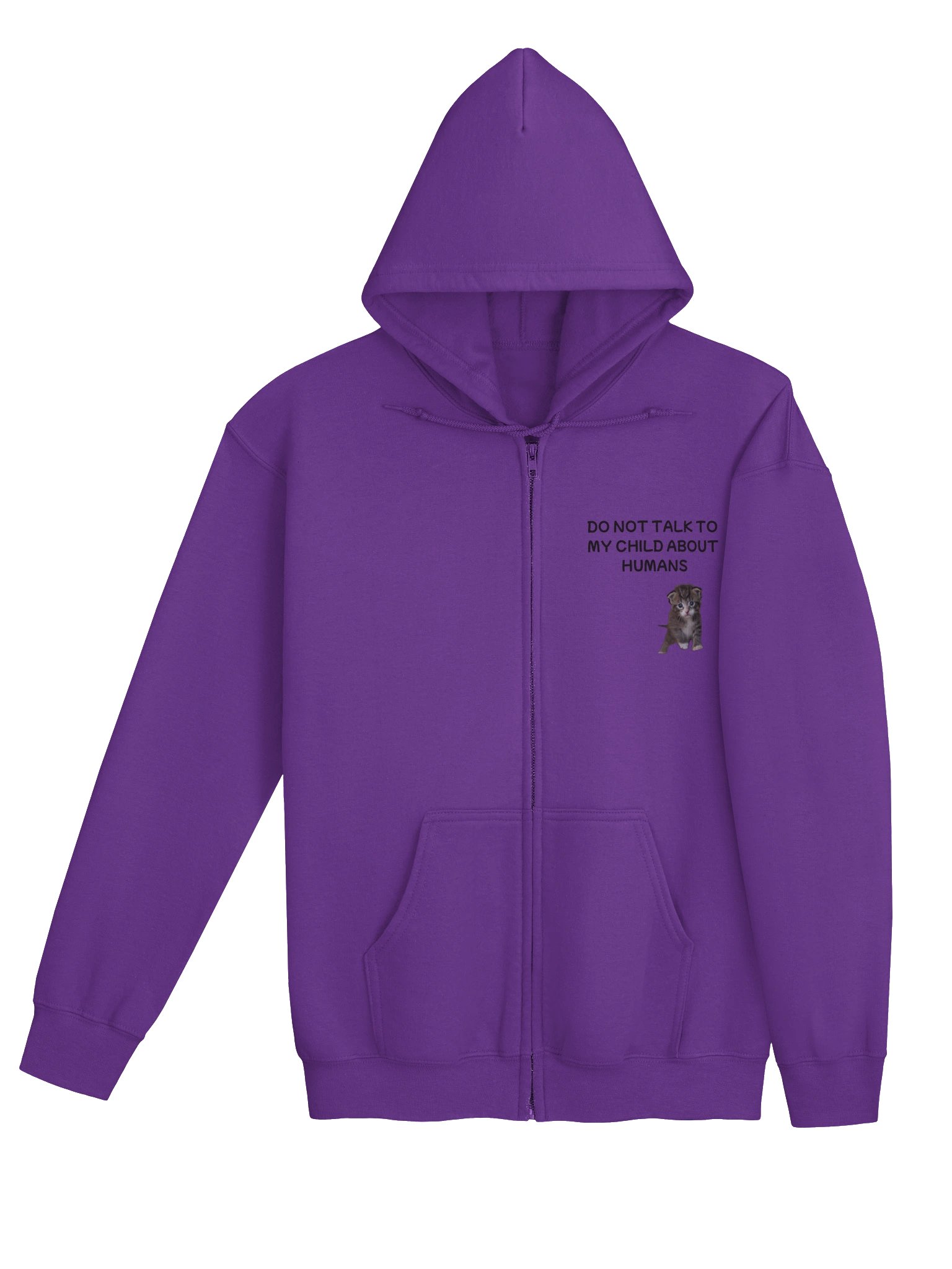 Do Not Talk to My Child About Humans Zip Hoodie product image (34)