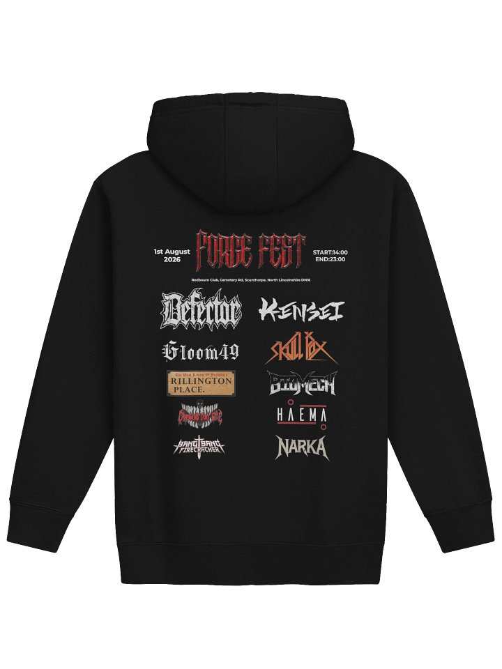 Forge Festival Line Up Hoodie product image (2)