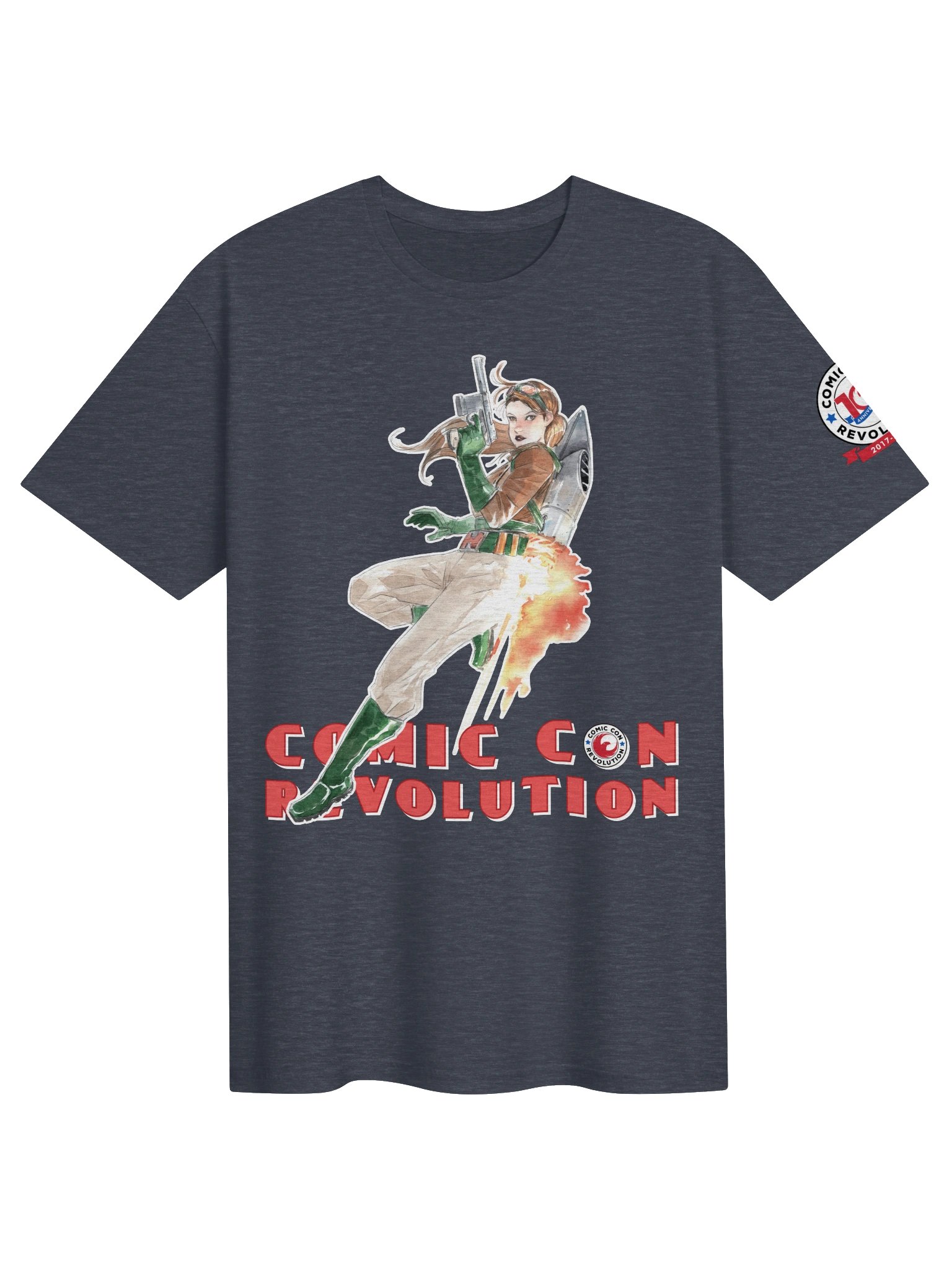 Comic Con Revolution 10th Anniversary Jetpack Jules 2018 Reissue Tee product image (8)