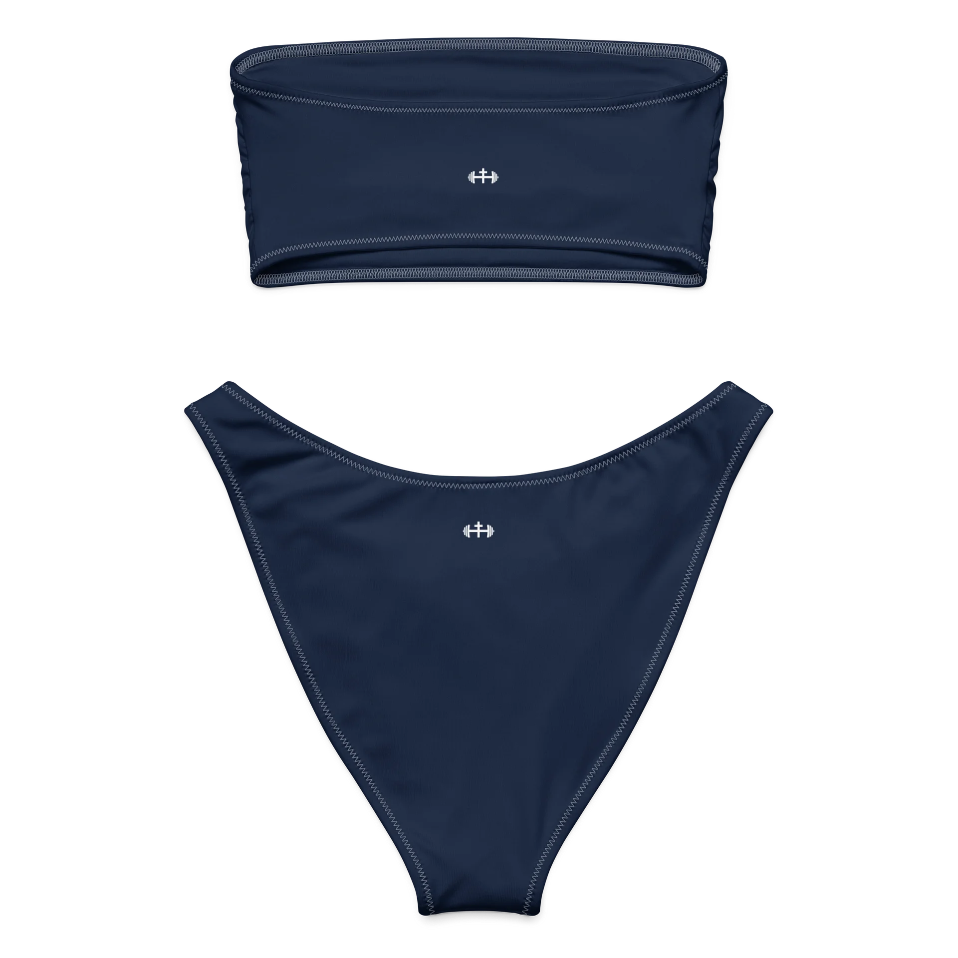 His House Womens Bandeau Bikini Set - Navy product image (4)