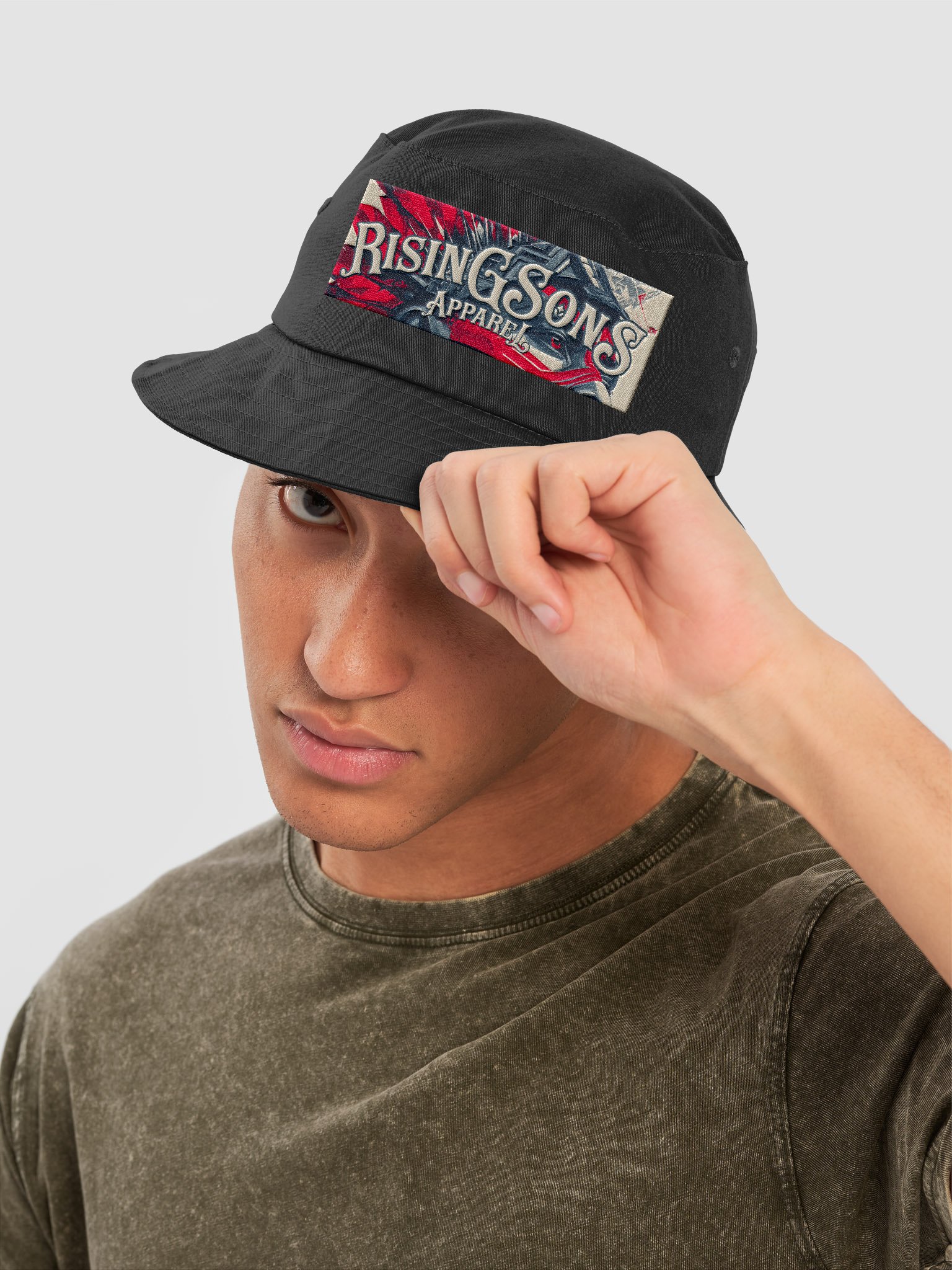 Rising Sons™ Apparel - Cultura Embroidered Flex-Fit Bucket Hat product image (3)