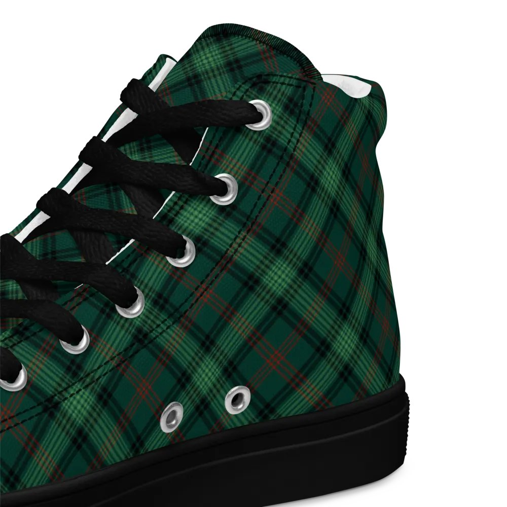 Ross Hunting Tartan Men's High Top Shoes product image (12)