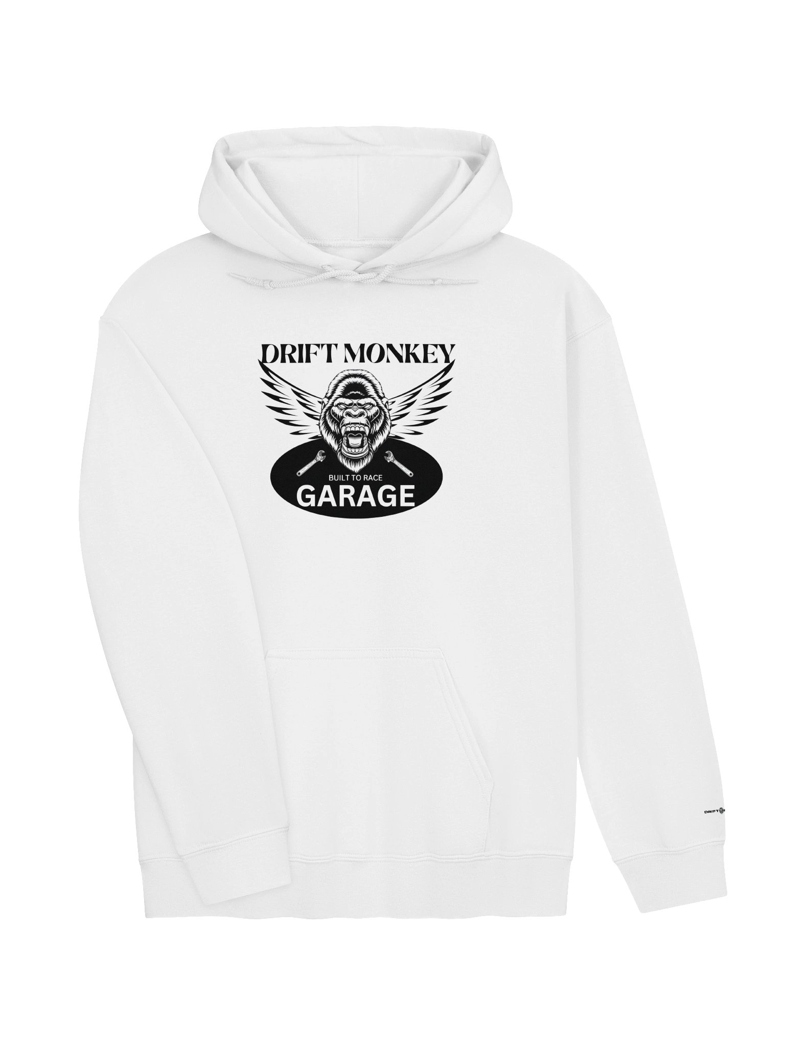 Drift Monkey Built to Race Garage Hoodie product image (3)