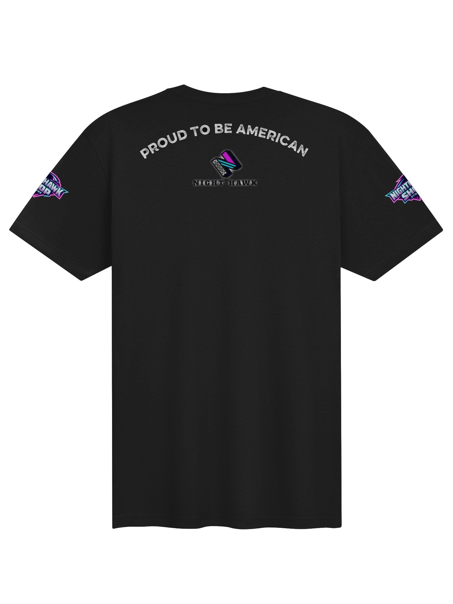 Glowing Night-Hawk Logo T-Shirt product image (2)