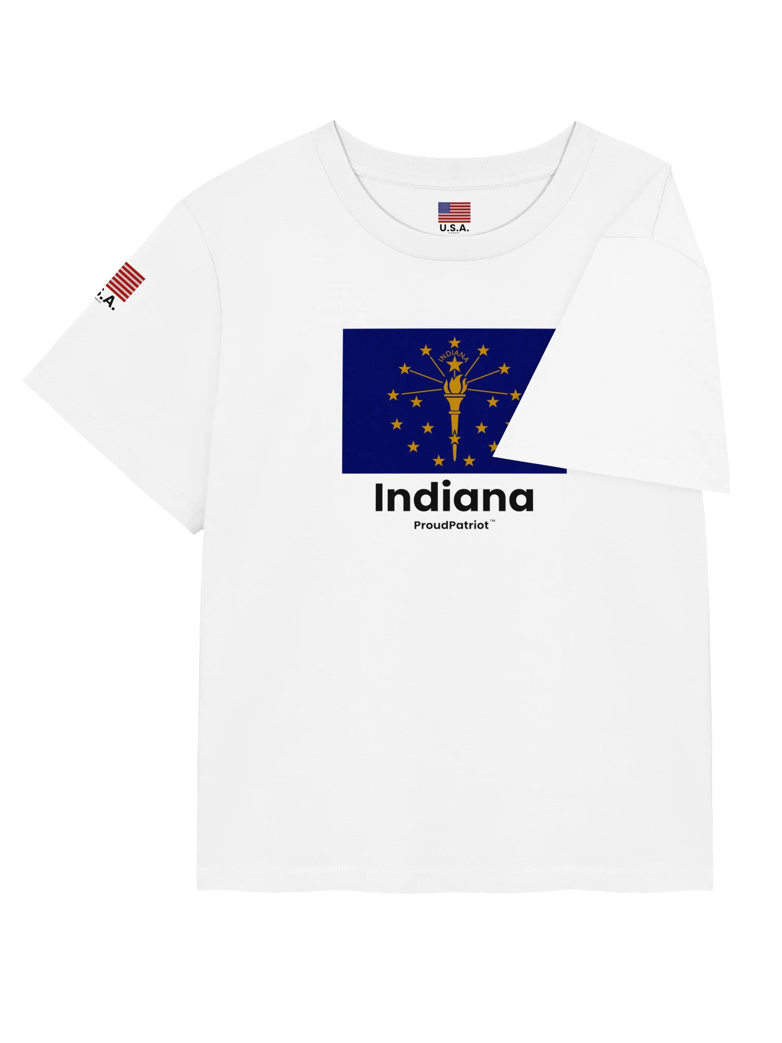 Indiana Women's Ribbed Neck T-Shirt product image (8)