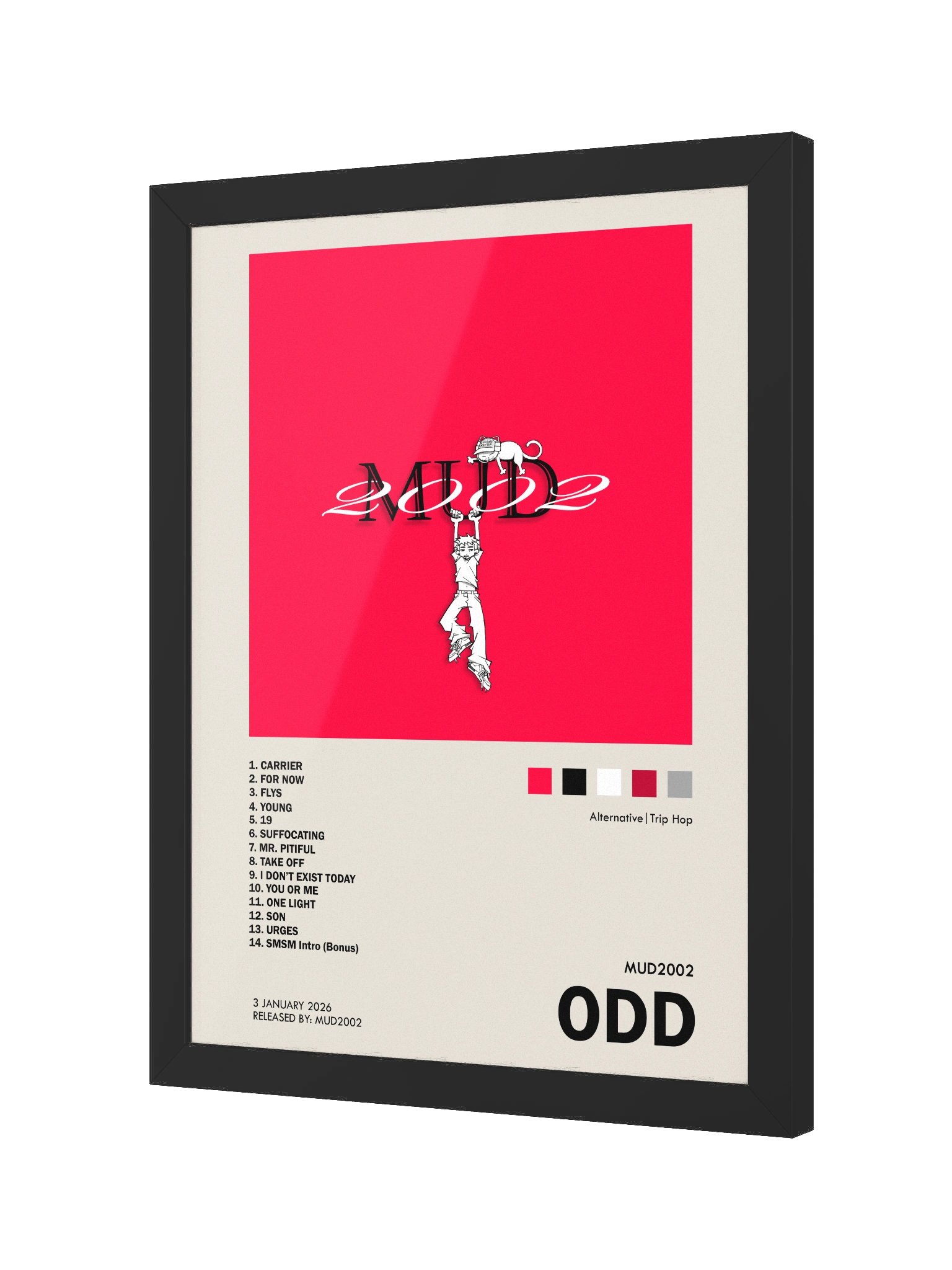 Mud2002 "Odd" Album Art Matte Poster product image (7)