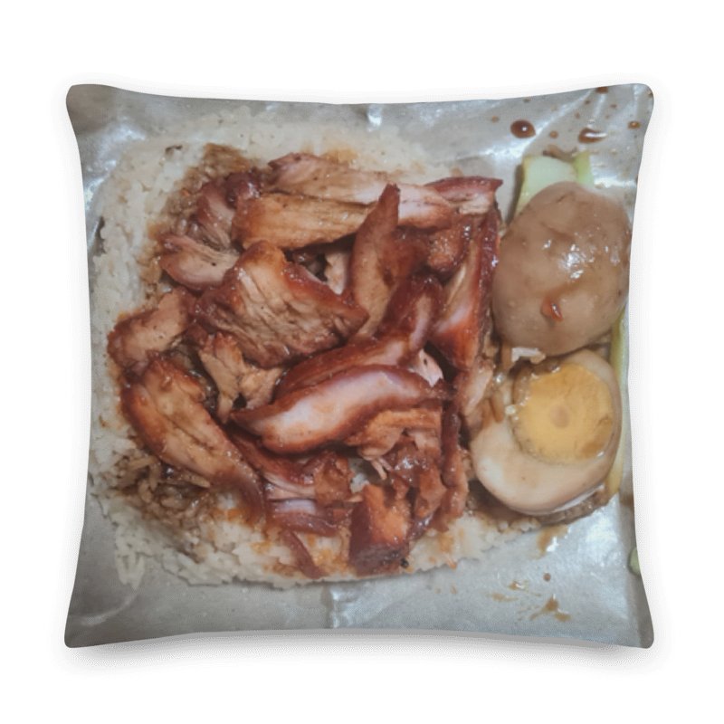 Char Siew Rice Decorative Pillow product image (7)