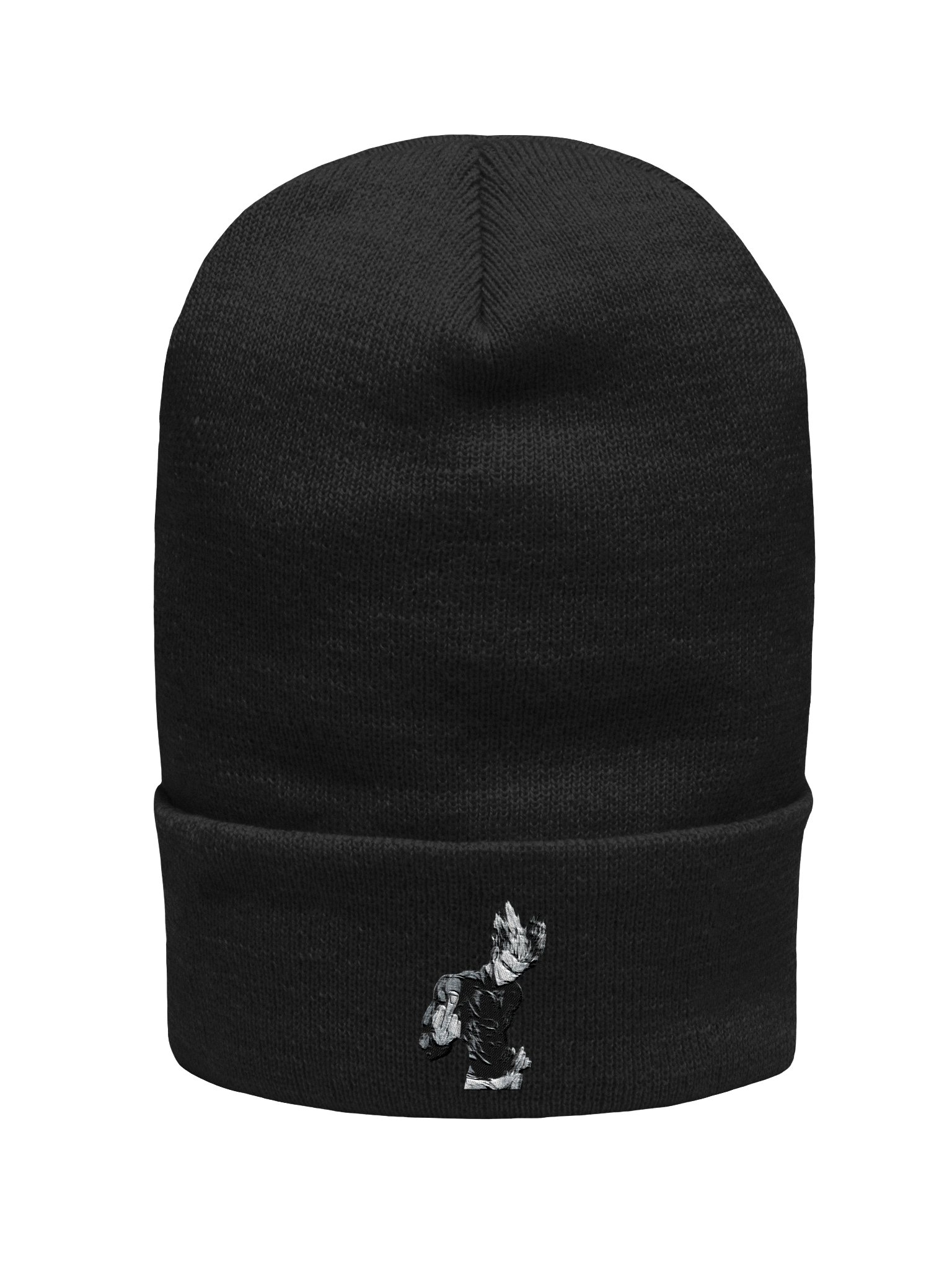 Bold Anime Middle Finger Cuffed Beanie product image (8)