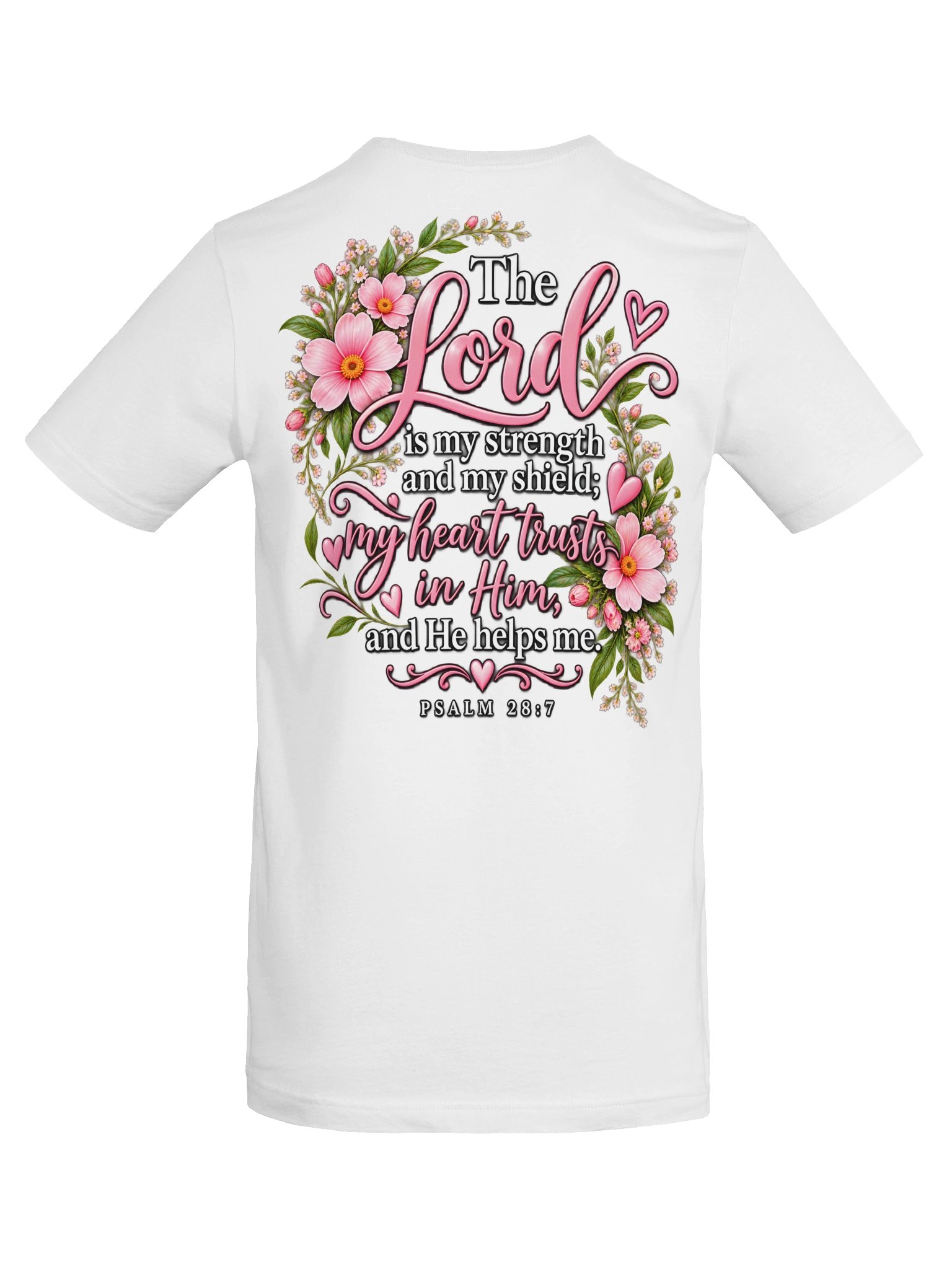 Baby Donkey Faith T-Shirt – Psalm 28:7 🌸🫏 product image (6)