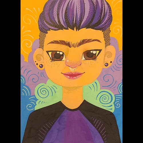 Last year I got ahold of some paint pens, and did a little experimental self portrait. My life has changed in so many ways si...
