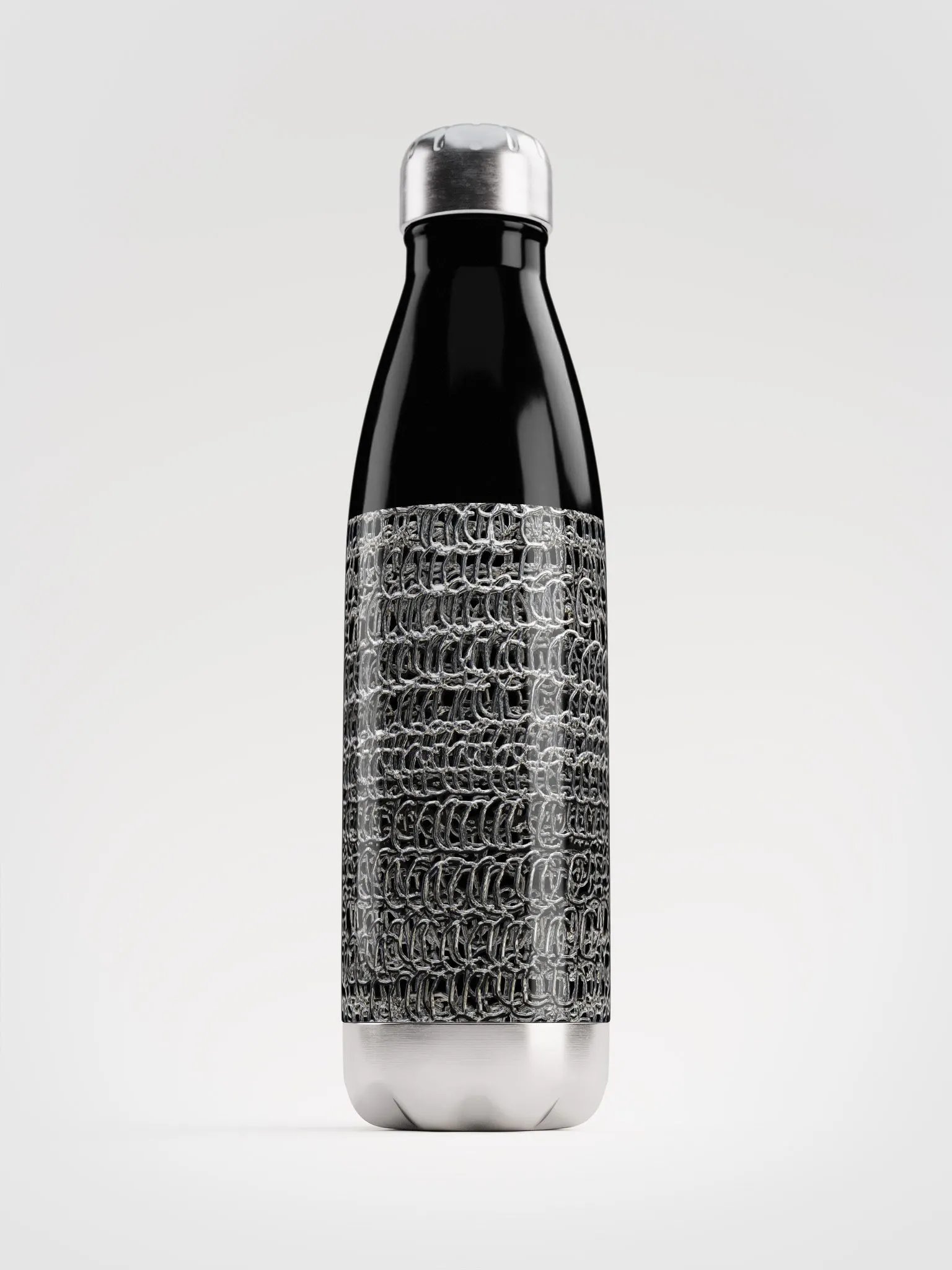 Chainmaille Stainless Steel Water Bottle product image (1)