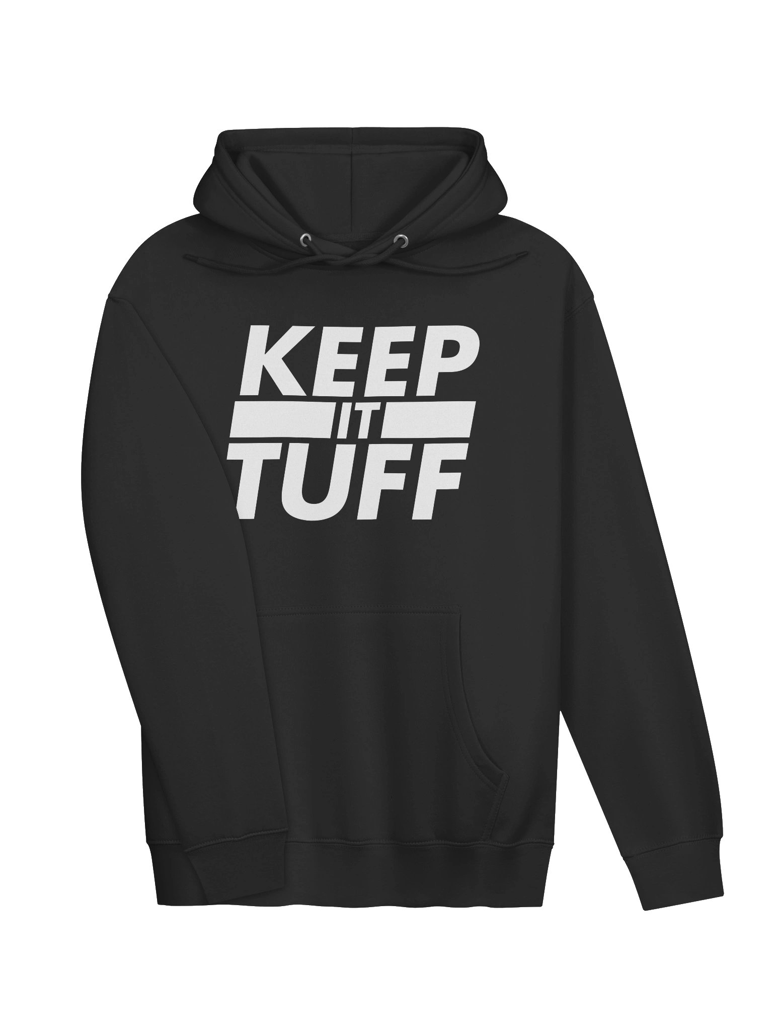 White "Keep It Tuff" Hoodie product image (3)