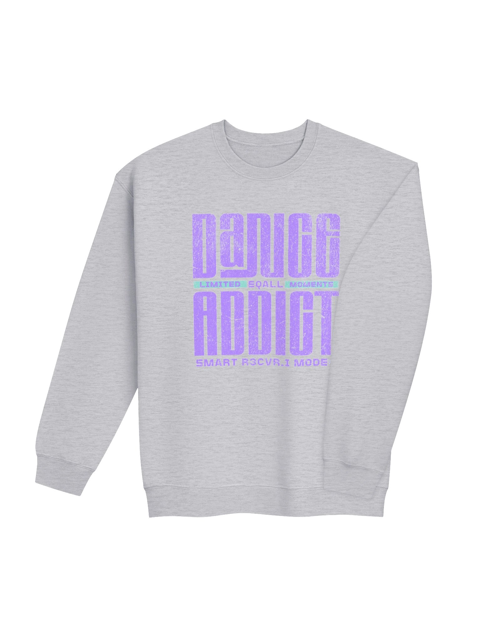Limited DANCE Addict Moments Crewneck Sweatshirt_R3CVR.i mode by EQALL® Essentials_Purple product image (4)