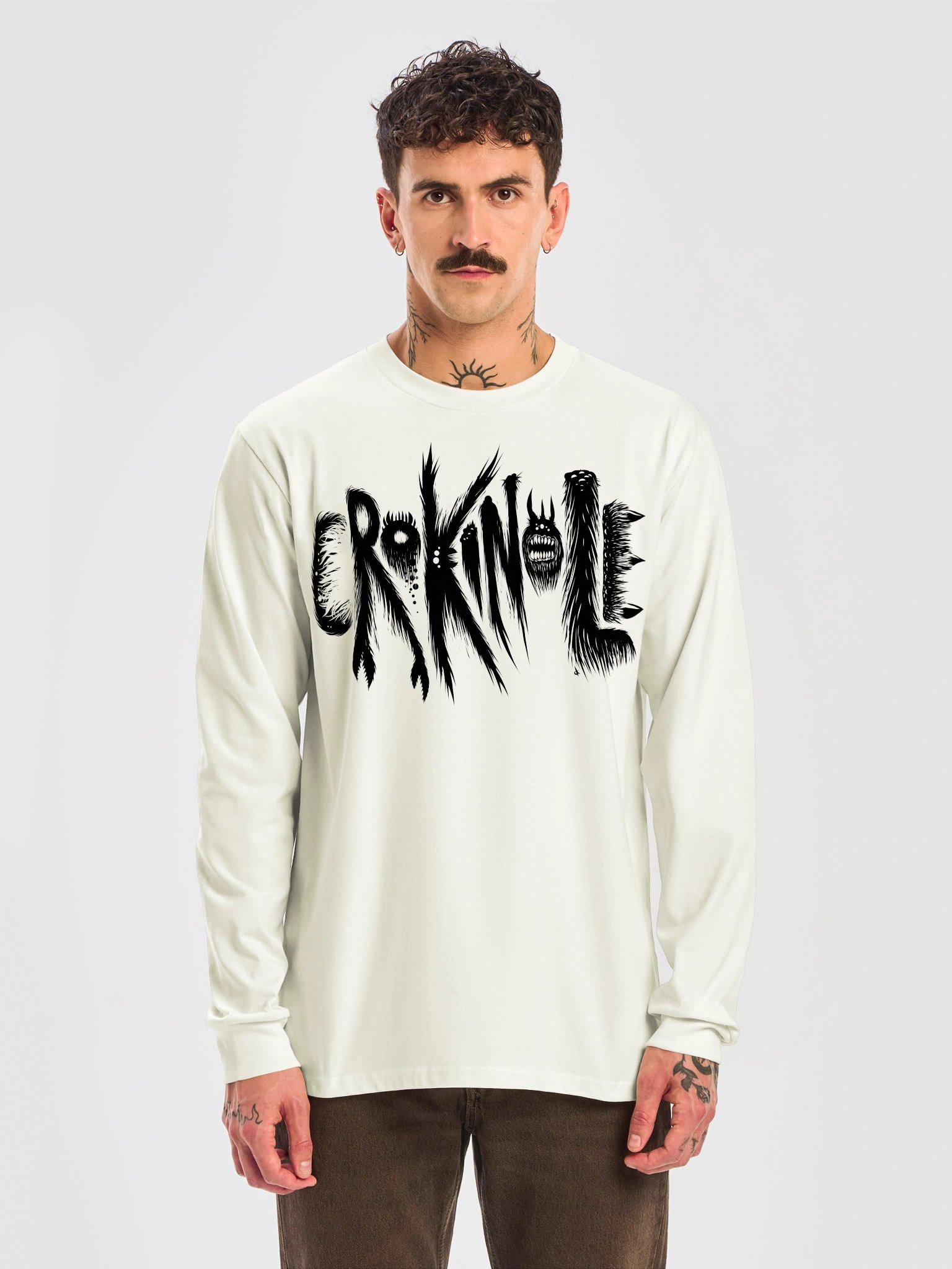 Crokinole Monster Long Sleeve Tee product image (2)