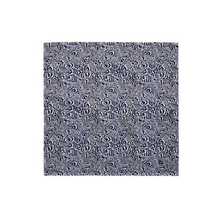 Blue Black Snake Pattern Bandana product image (1)