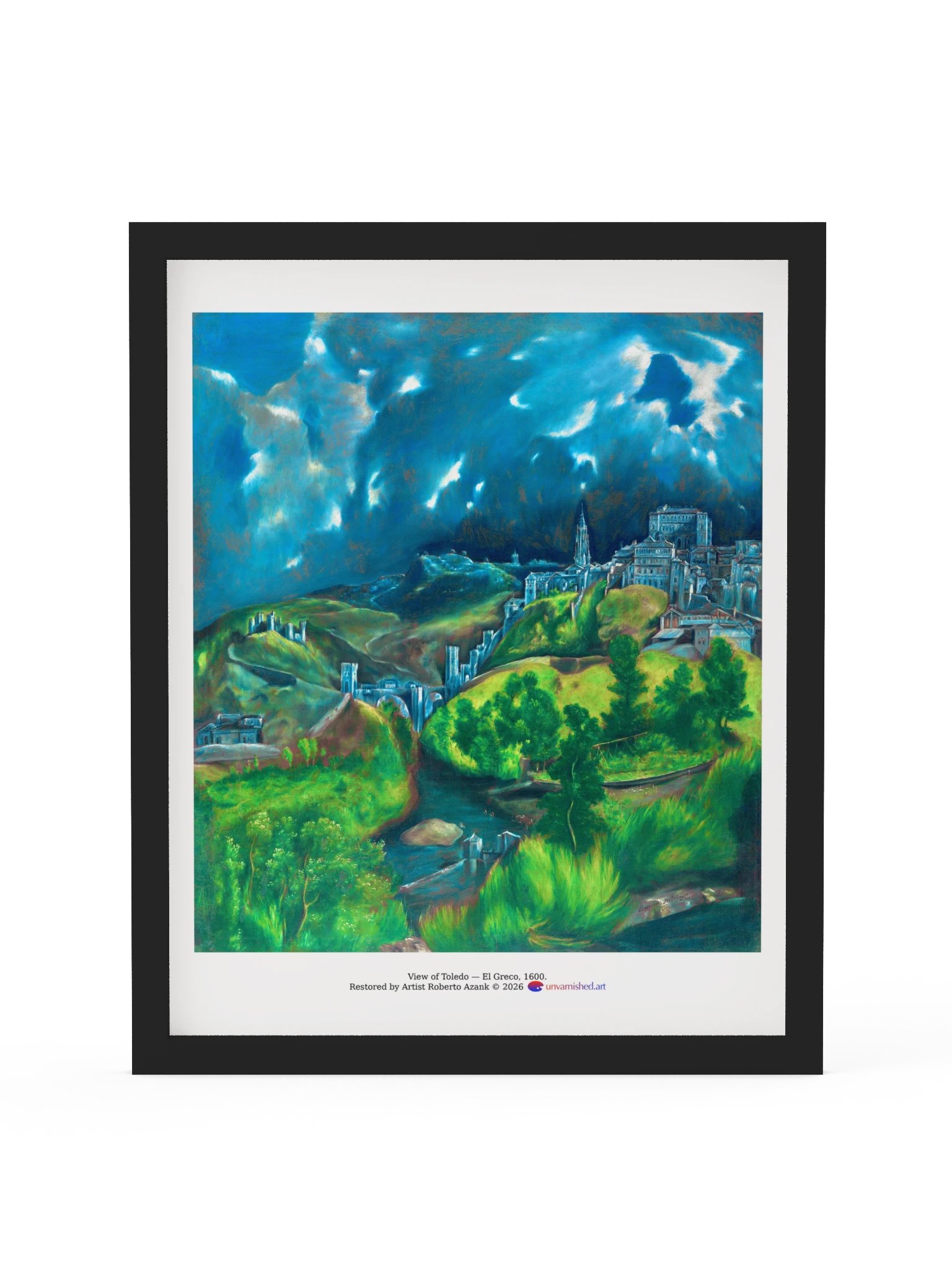 View of Toledo — Large Framed Matte Poster product image (1)