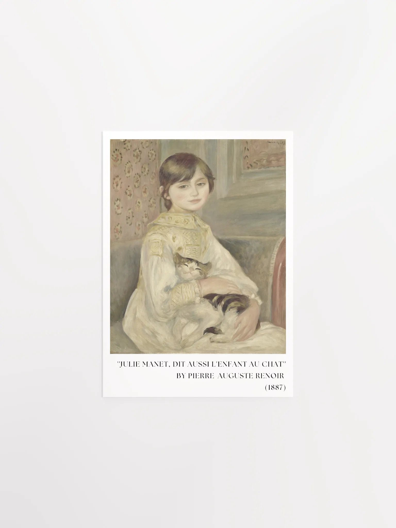 ''Julie Manet, also known as the Child with the Cat'' by Pierre-Auguste Renoir Poster v.2 product image (2)