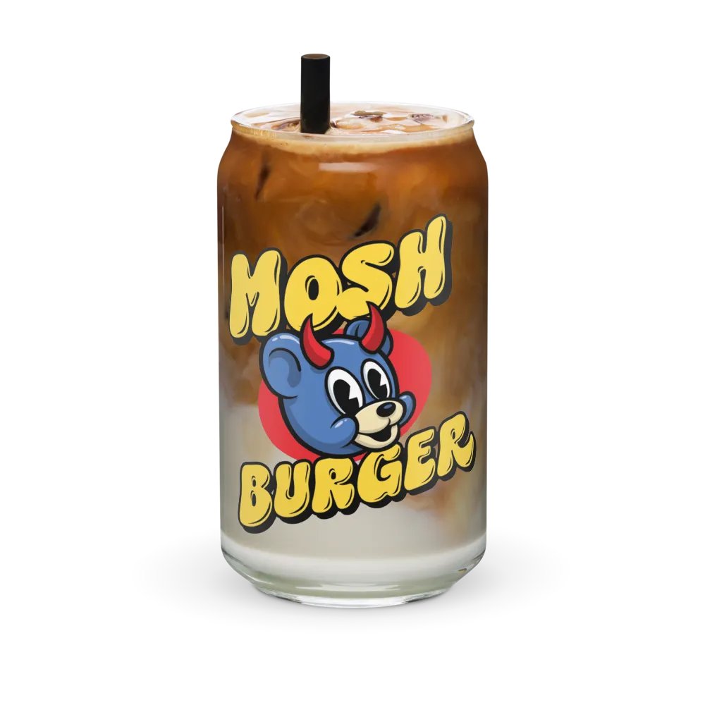 Mosh Burger- Can Shaped Glass product image (8)