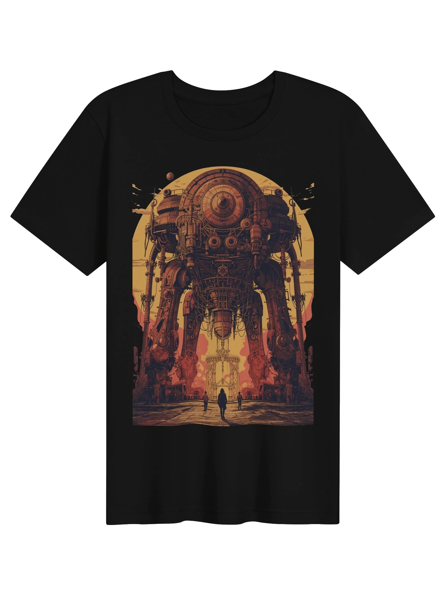Sunset Mecha Giant Lightweight T-Shirt product image (1)