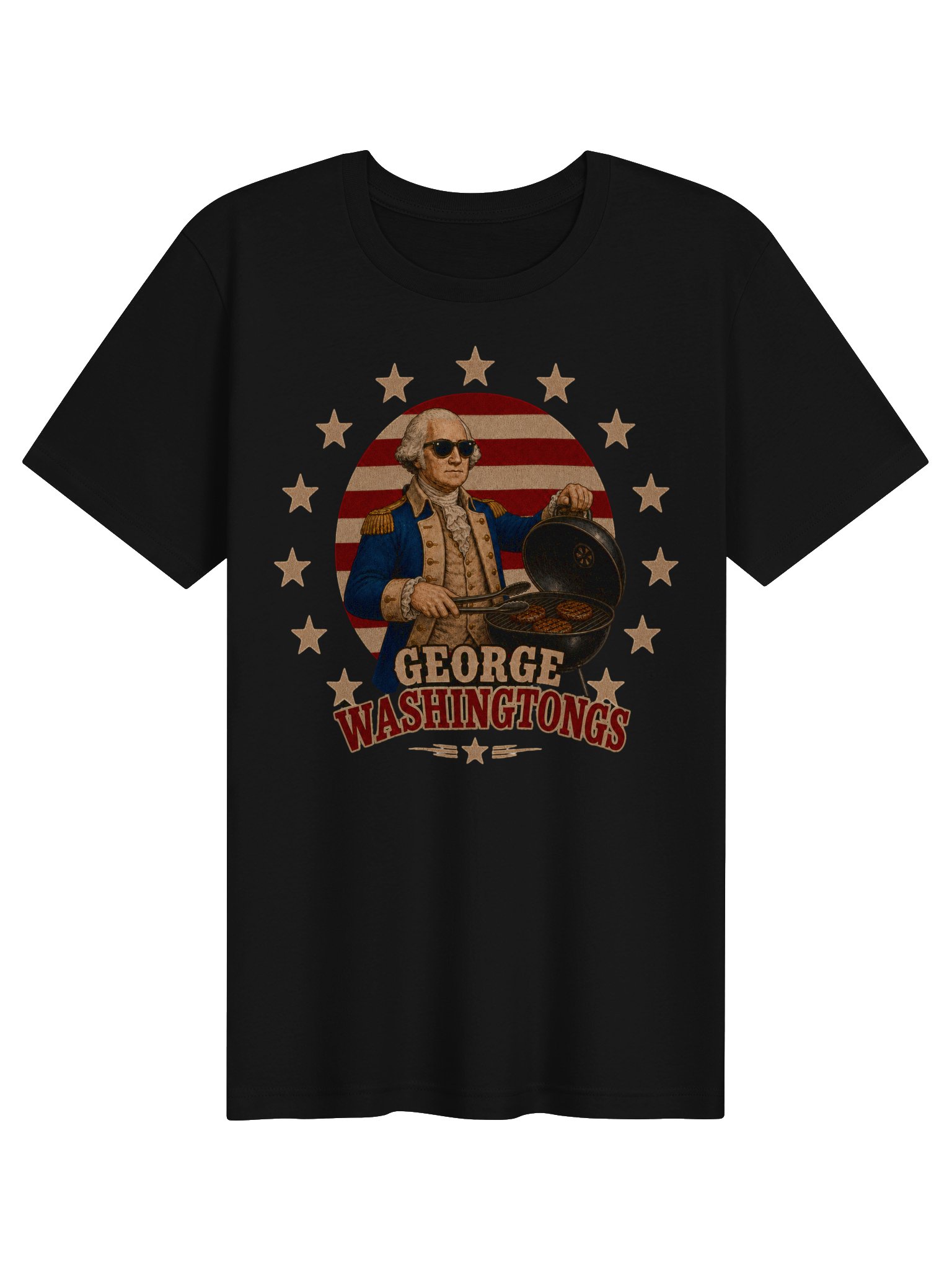 George Washingtongs T-Shirt | Grill Team 1776 Tee product image (31)