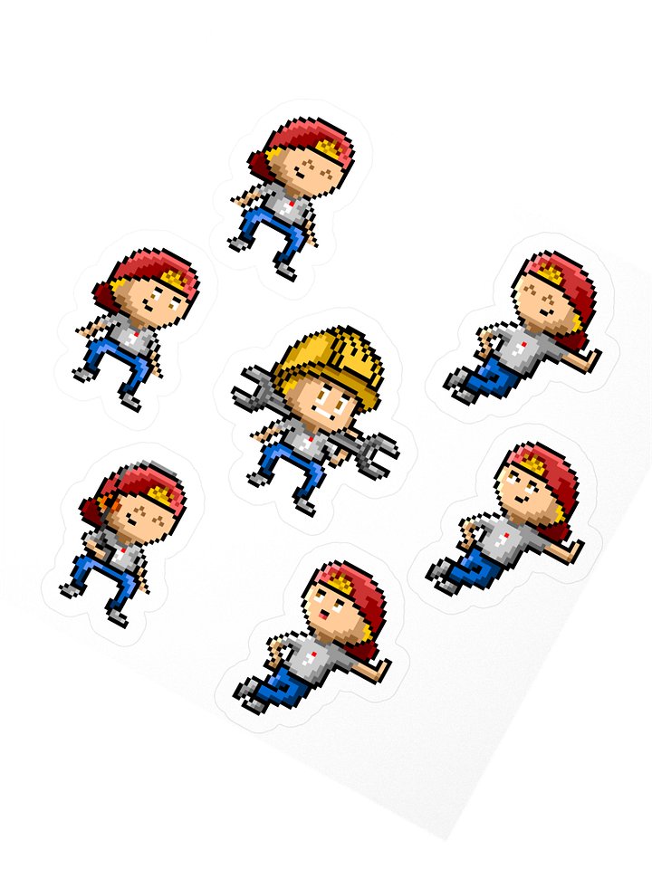 Mini Retro Sticker Sheet product image (2)
