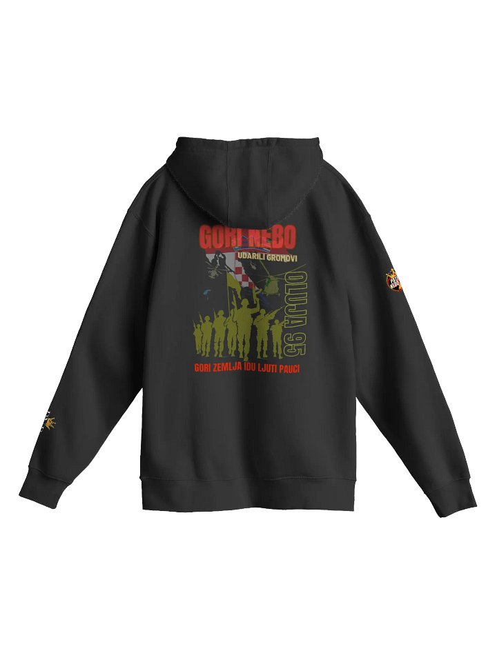 Premium Comfort Unisex Hoodie Oluja 95 30 Obljetnica product image (2)