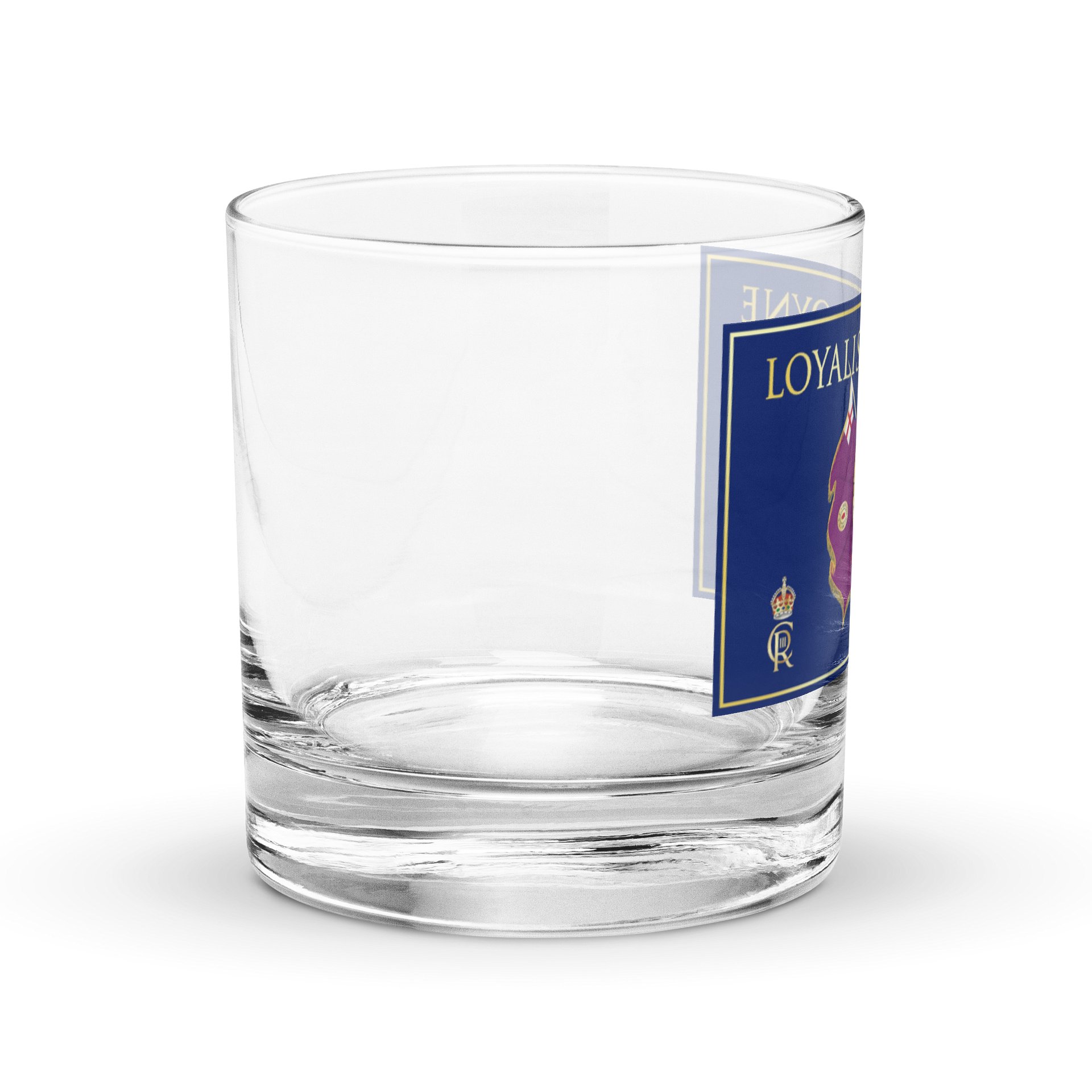Loyalist Ardoyne Crest Rocks Glass product image (3)