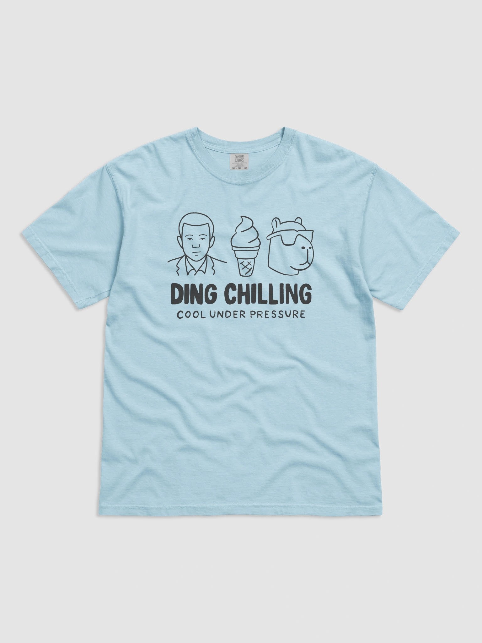 Ding Chilling – 2b Cool Under Pressure | Funny Chess Meme Design | T-Shirt Light product image (1)