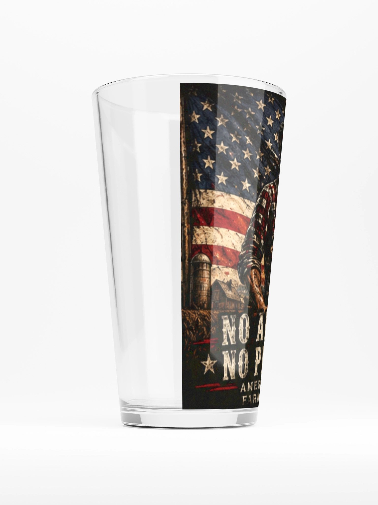 No Apologies - No Permission Shaker Pint Glass product image (2)